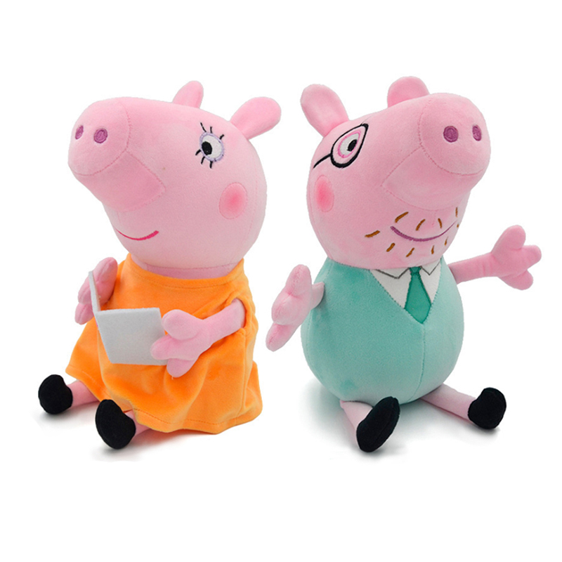 30cm Peppa Pig Plush Toys Cute - Dad Hat Cotton recension och pris