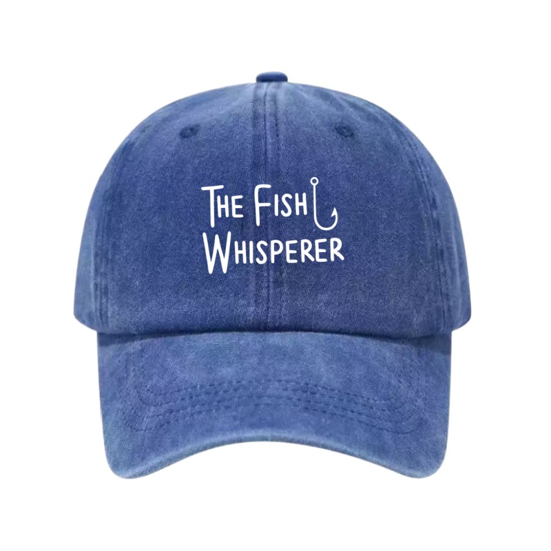 THE FISH WHISPERER Printed Was - Golf Cap Dad recension och pris