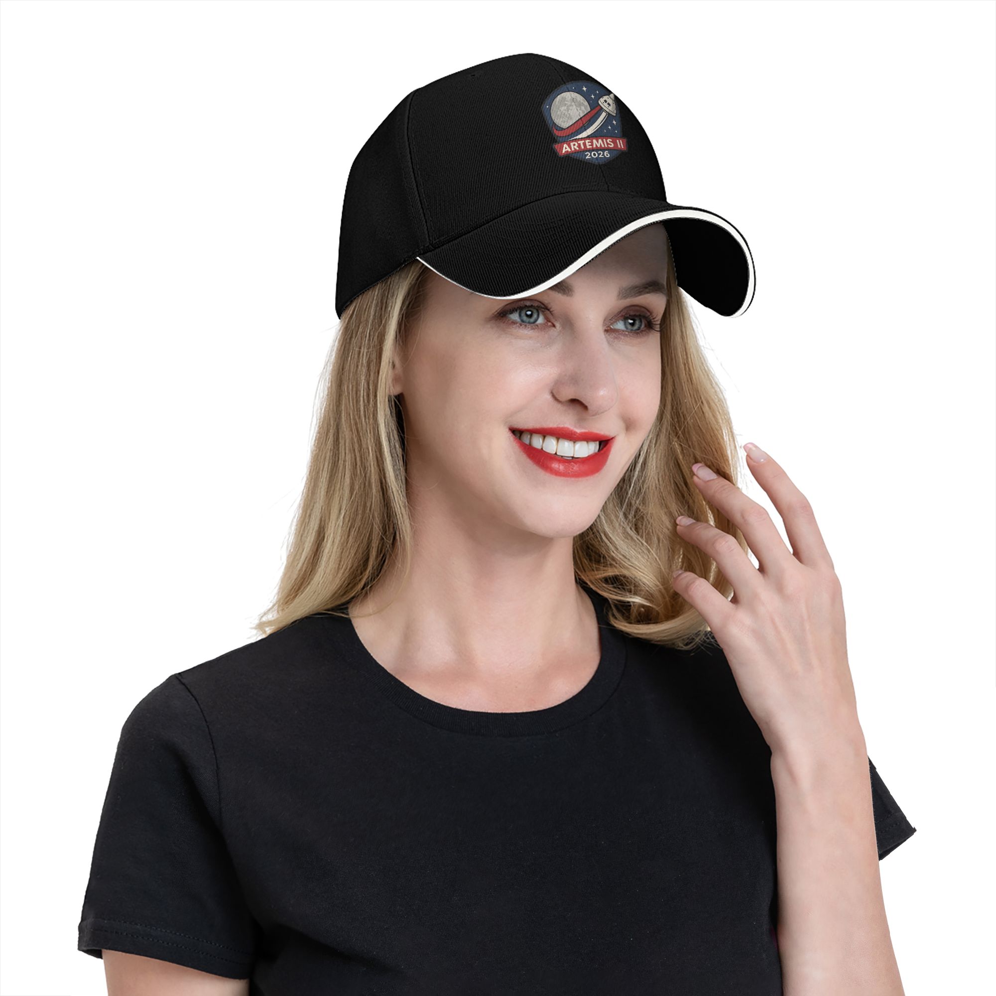 Unisex Artemis II Mission To T - Golf Cap Dad recension och pris