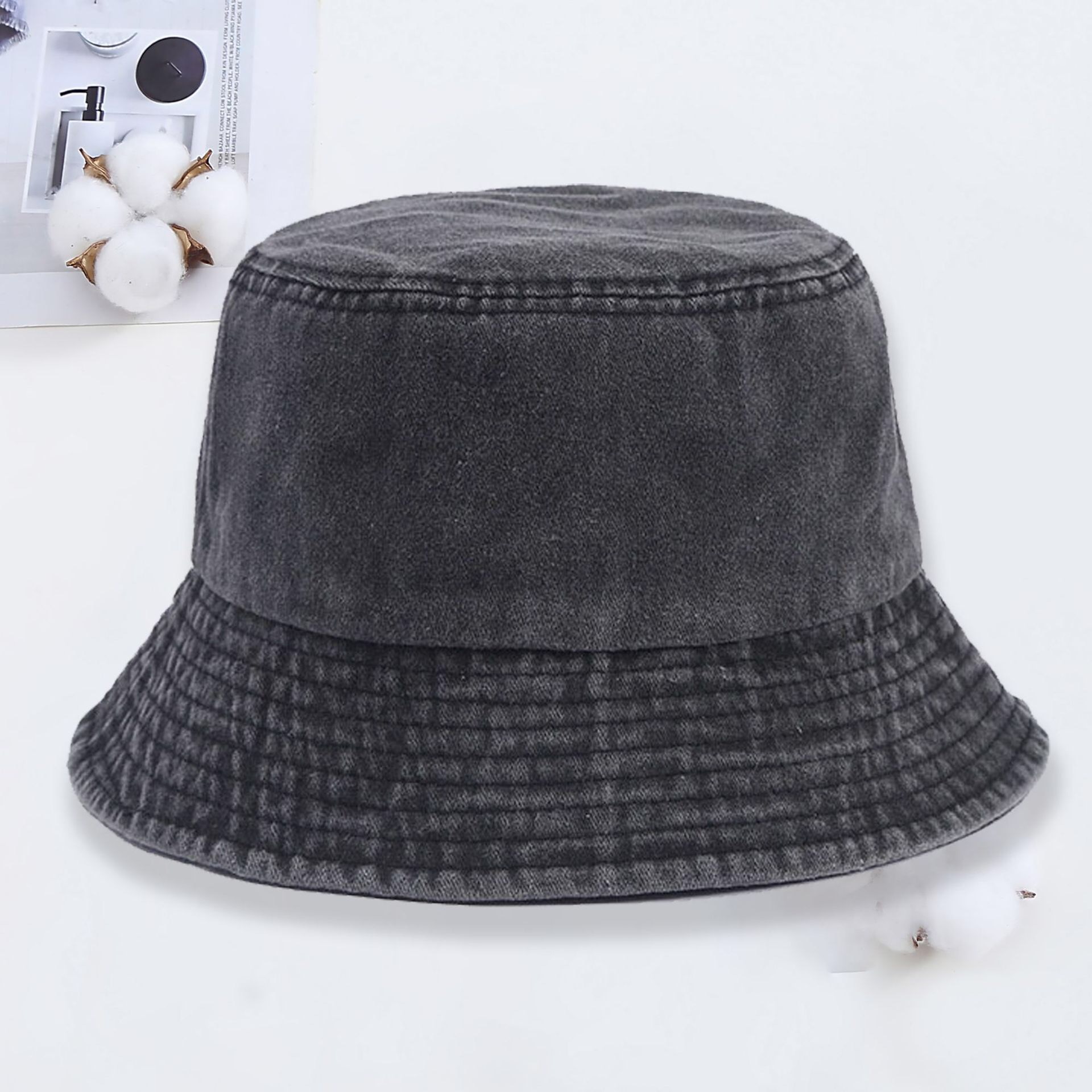 Custom logo Denim Bucket Hat F - Bucket Hat Cotton recension och pris